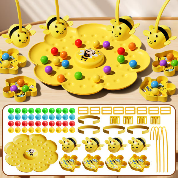🔥Limited Time 49% Off✨ Colorful Multifunctional Magnetic Bee Toy String Game for Outdoor Backyard Travel Camping