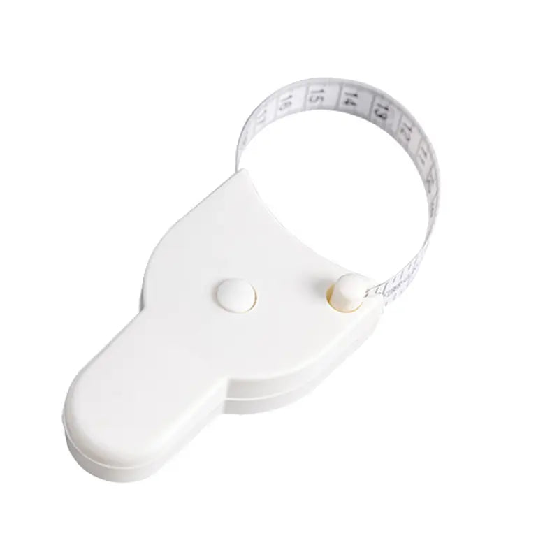 Body Measuring Tape 60 Inch, Pure White Portable Measurement Tape - Anti-Slip Grip for Home Gym & Weight Loss Monitoring