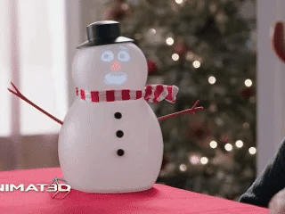 ⛄️ Talking Animated Blink Snowman with Built in Projector & Speaker Plug'n Play🎄