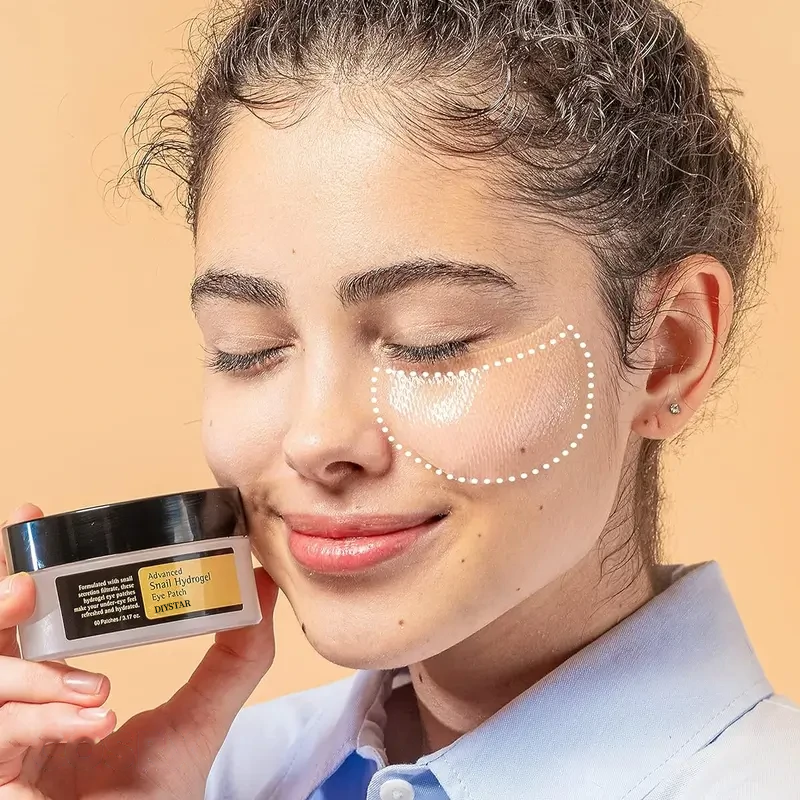 DIYSTAR Snail Hydrogel Eye Mask – Brighten, Hydrate & Firm Under-Eyes