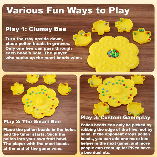 🔥Limited Time 49% Off✨ Colorful Multifunctional Magnetic Bee Toy String Game for Outdoor Backyard Travel Camping