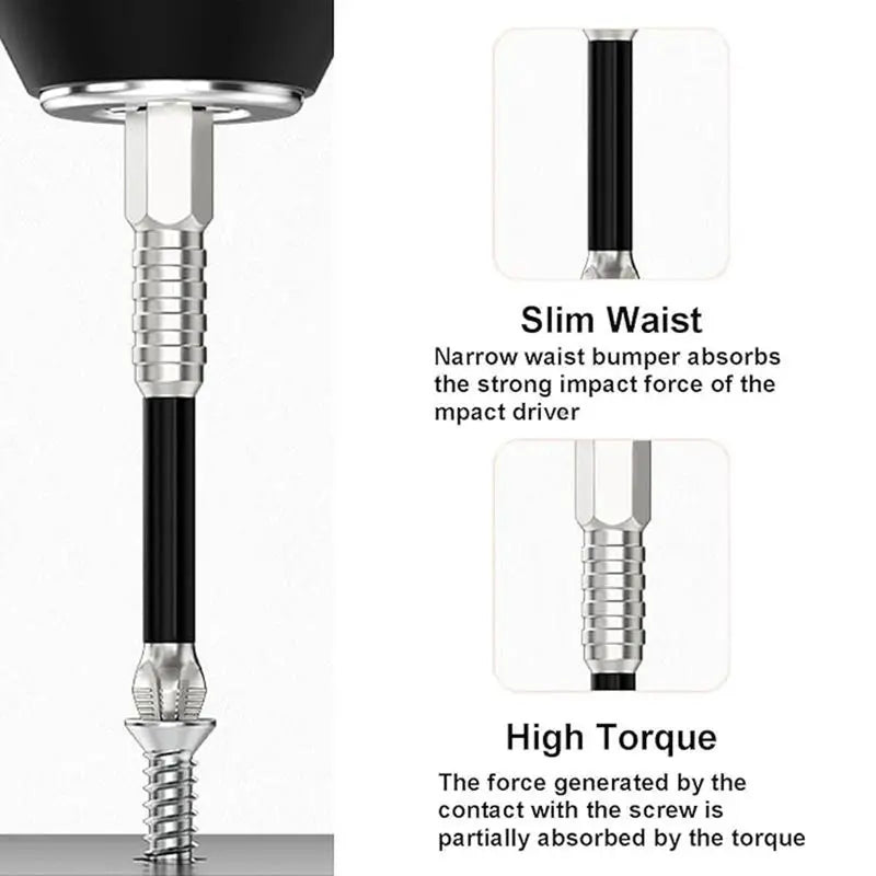 K5 Titanium Impact Driver Bit Set – Magnetic, Non-Slip & Impact-Resistant Drill Bits
