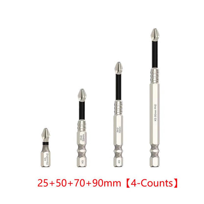 K5 Titanium Impact Driver Bit Set – Magnetic, Non-Slip & Impact-Resistant Drill Bits
