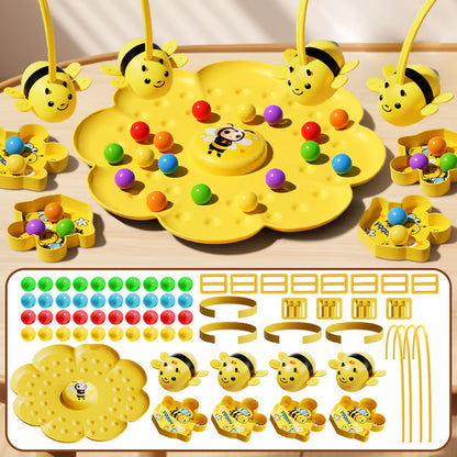 🔥Limited Time 49% Off✨ Colorful Multifunctional Magnetic Bee Toy String Game for Outdoor Backyard Travel Camping